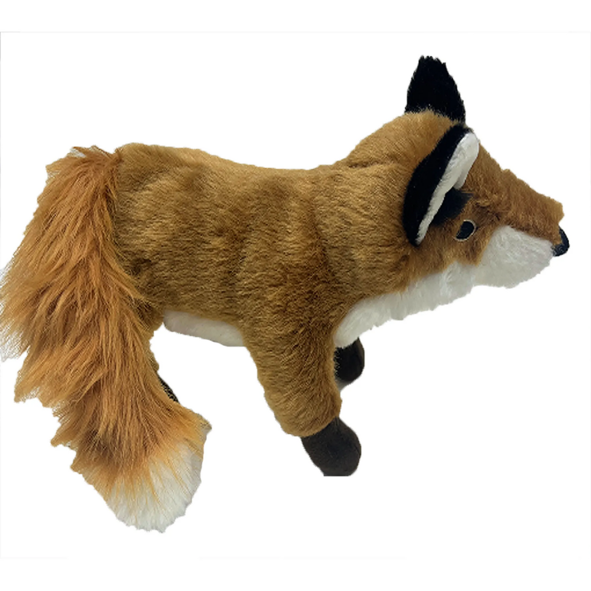 Realistic Plush Fox Dog Toy w/ Squeaker