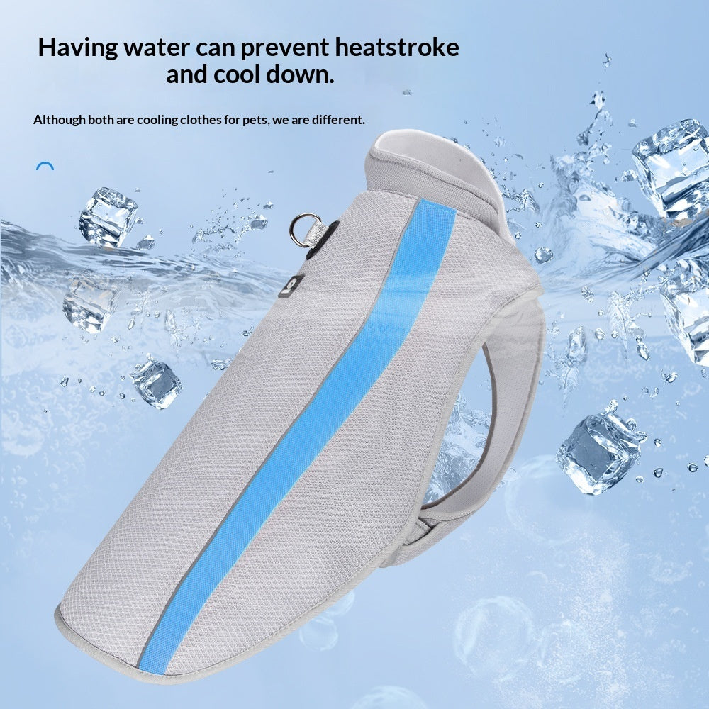 Cooling Vest For Medium And Large Dogs Pet Clothing For Heatstroke Prevention