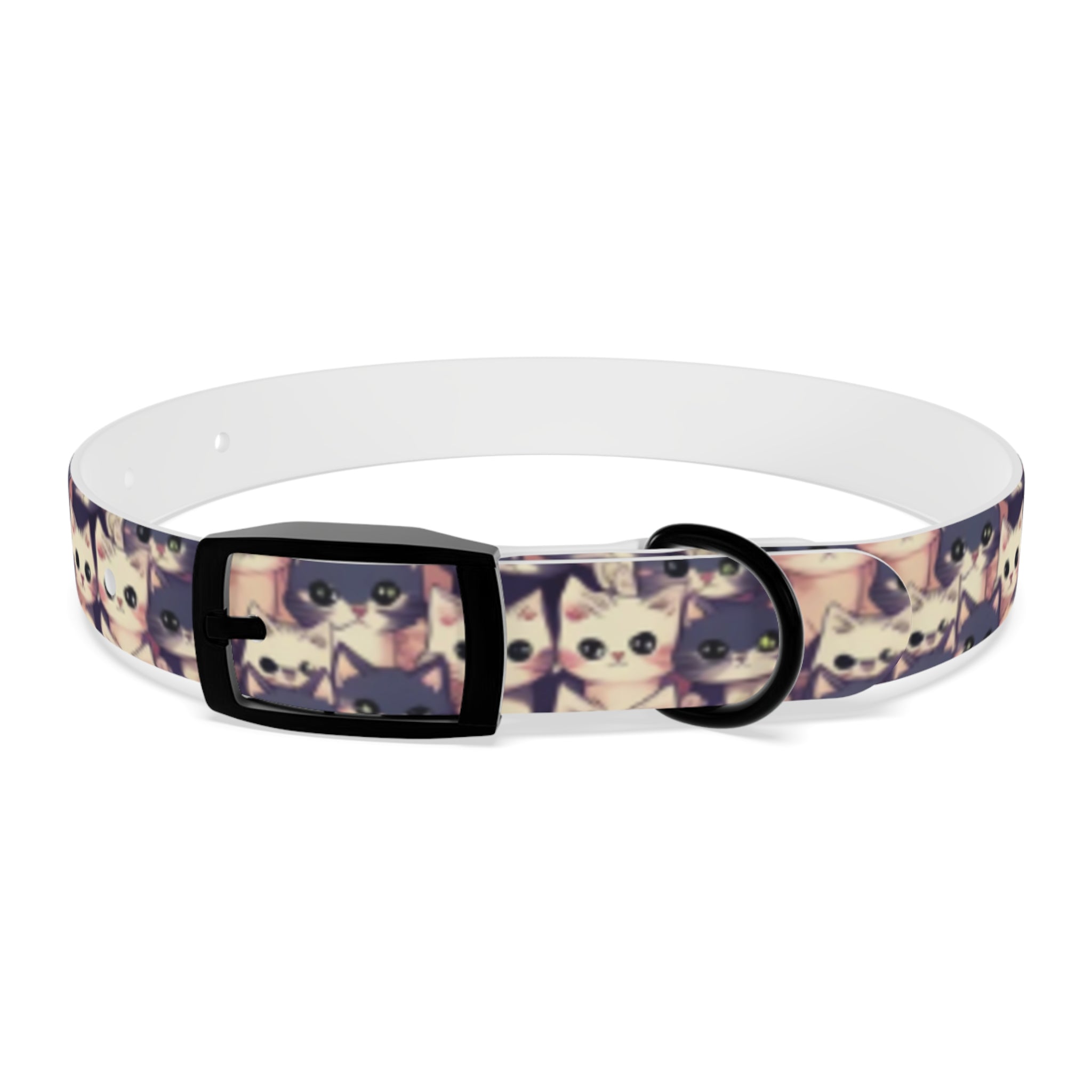 Endless Kittens in Pastel Parade - Pet Collar Pet Zen