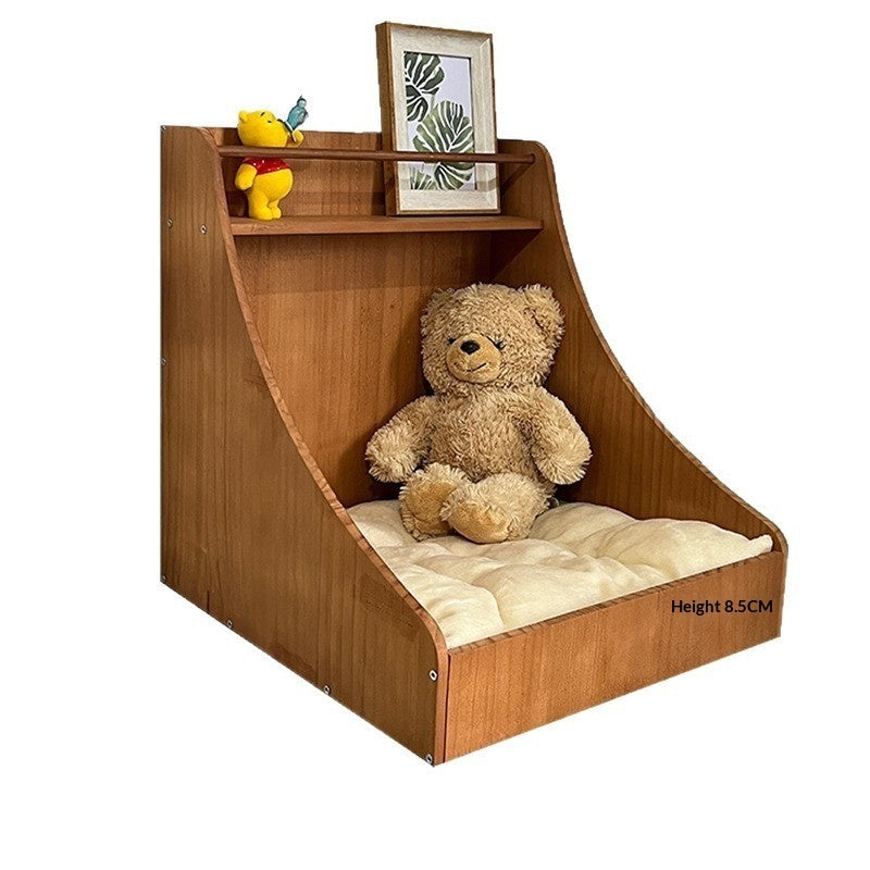 Pet Home Storage Small Solid Wood Bed For Home
