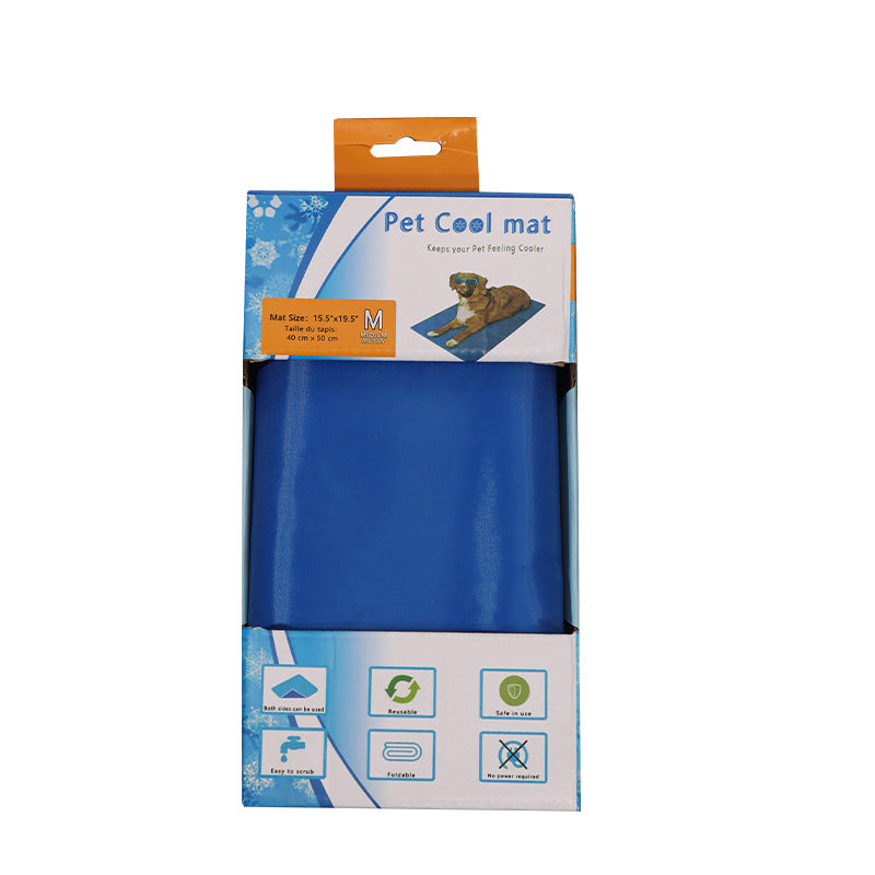 Water-wave-pattern Pet Gel-sponge Cooling Mat