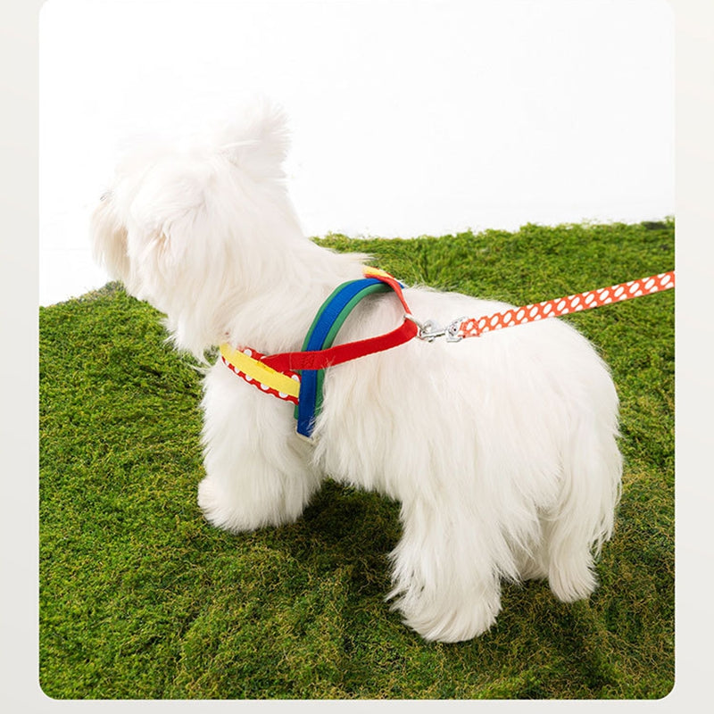 Saddle-type Chest And Back Dog Leash, Dog Walking Leash For Small And Medium-sized Dogs, Explosion-proof And Impact-resistant Pet Dog Leash