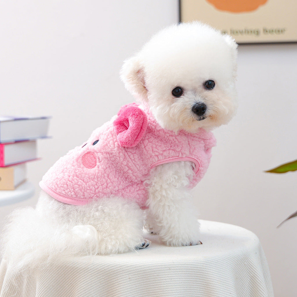 Dudu Lambswool Pig-Style Thermal Vest
