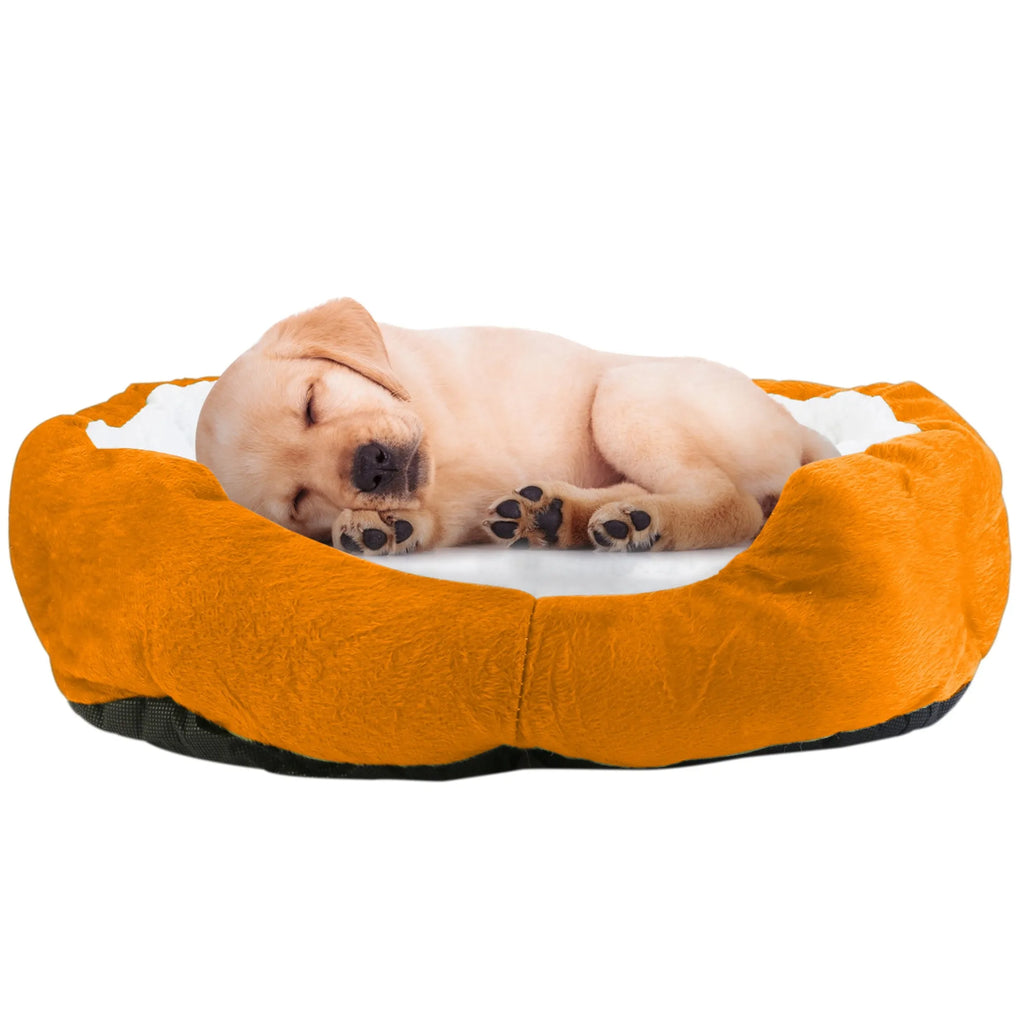 Pet Dog Bed Soft Warm Fleece Puppy Cat Bed Dog Cozy Nest Sofa Bed Cushion