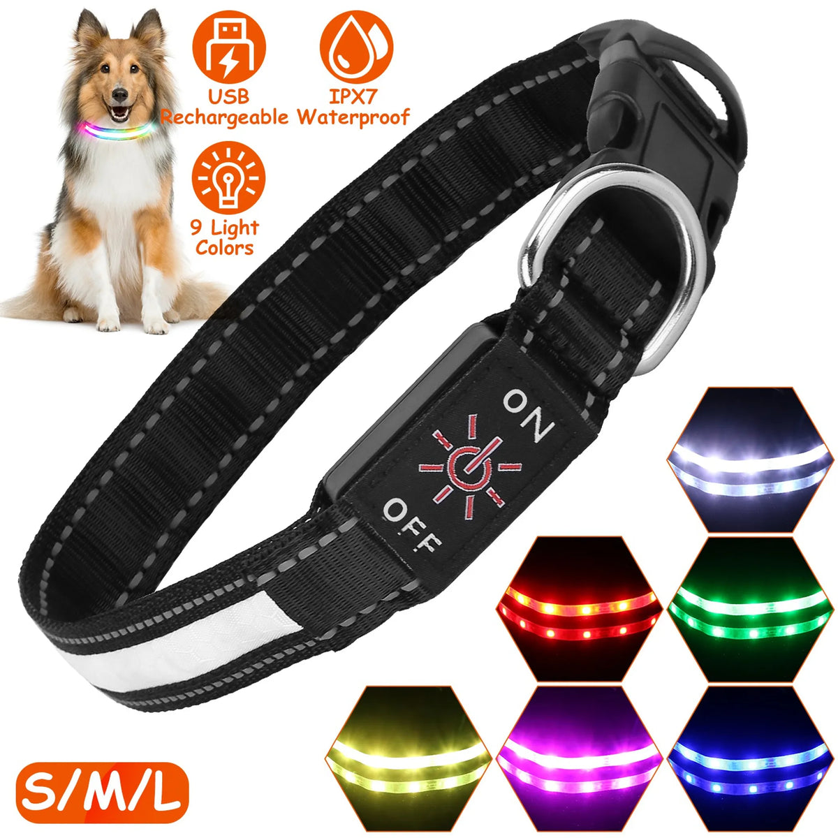 Light Up Dog Collar