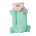 Autumn And Winter Corgi Dog Clothes With Removable Caps, Thick And Warm Four-legged Cotton Clothes, Medium-sized Dog Pet Clothing