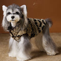 Dog Clothes For Fall And Winter Fair Isle Sleeveless Style Teddy And Shih Tzu
