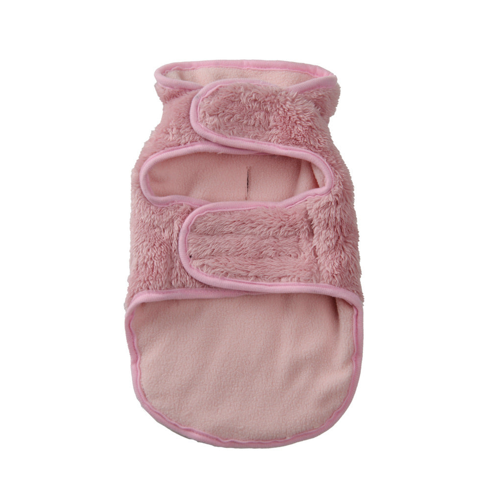 Windproof Suede Coat For Fall And Winter Teddy And Schnauzer Apparel