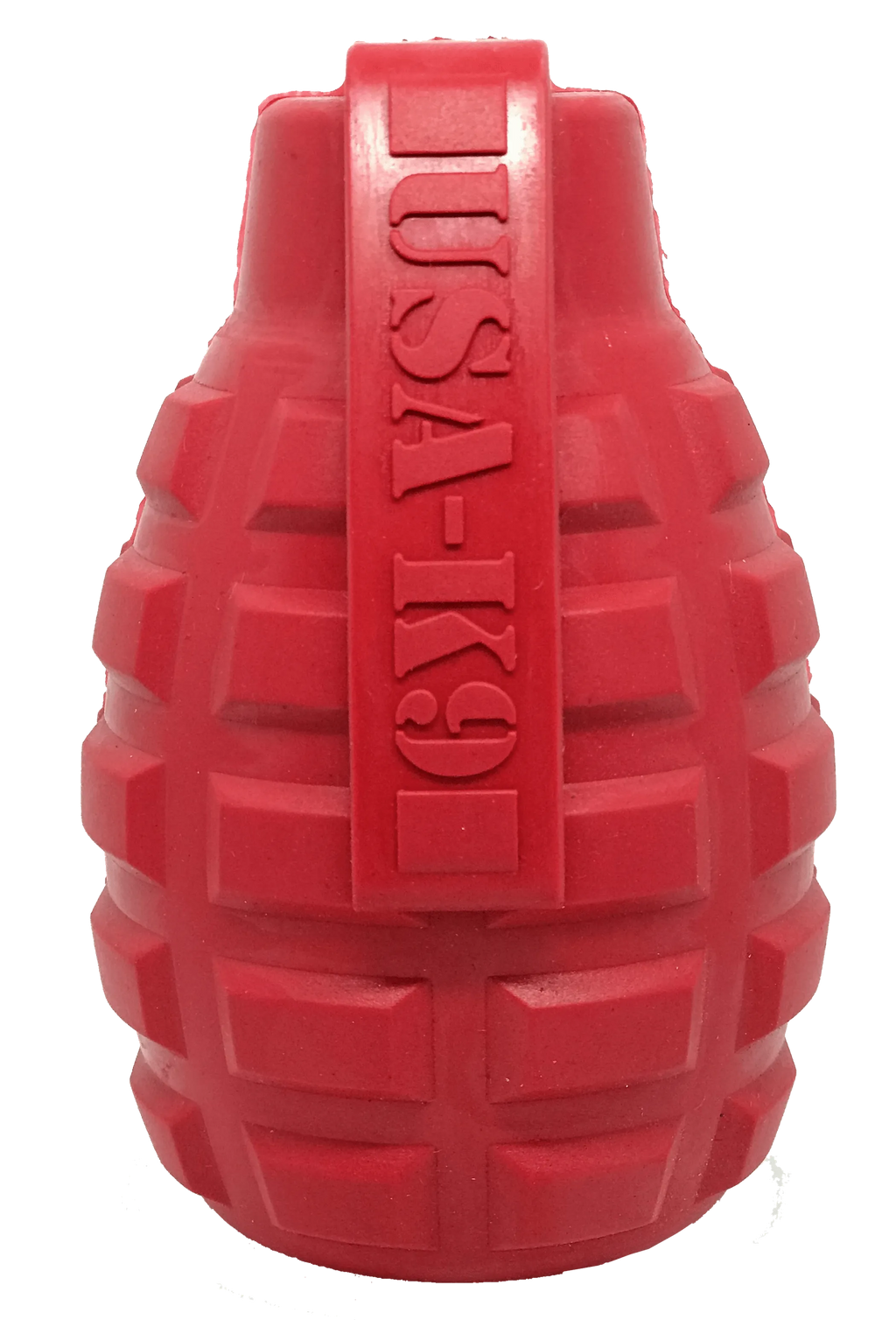 USA-K9 Grenade Durable Rubber Chew Toy & Treat Dispenser