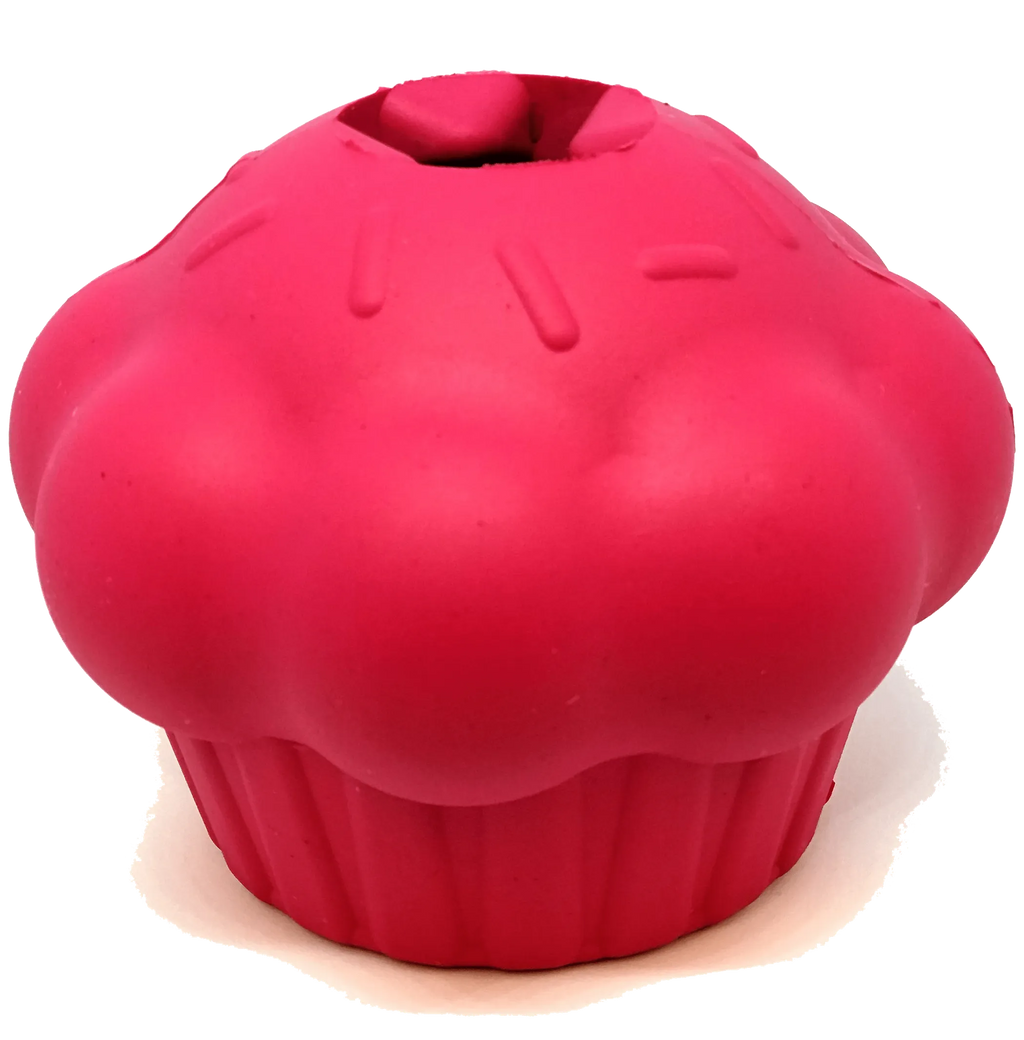 Cupcake eDispenser - Durable Rubber Chew Toy & Treat Dispenser