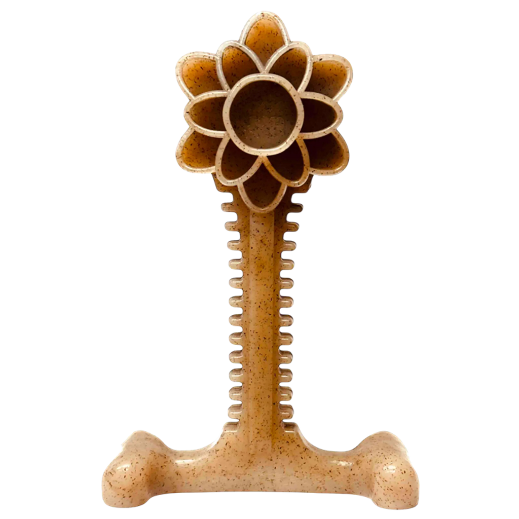 Honey Bone Dental Flower Tower - Indestructible Nylon Dog Chew Toy