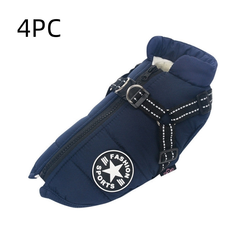 Large Pet Dog Jackets Winter Warm Dogs Clothes  Coats