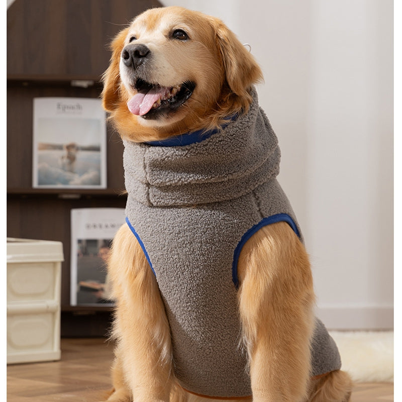 For Autumn And Winter, It's A Set Of Warm Pet Dog Clothing For Large And Medium-sized Dogs, Such As Golden Retrievers And Large Dogs