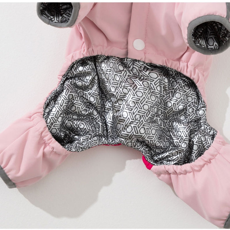 Autumn And Winter Dog Clothing Small And Medium Sized Dog West Highland Bichon Frise Down Jacket With Fleece For Warmth, Pet Four Legged Cotton Jacket