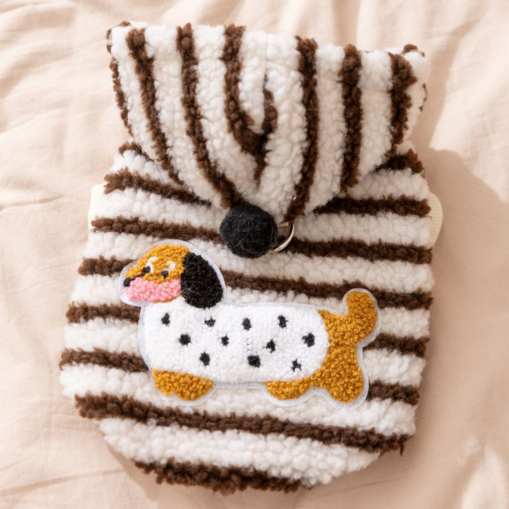 Dog Clothes Fleece Jacket Autumnwinter Style Warm Two-legged Sweater