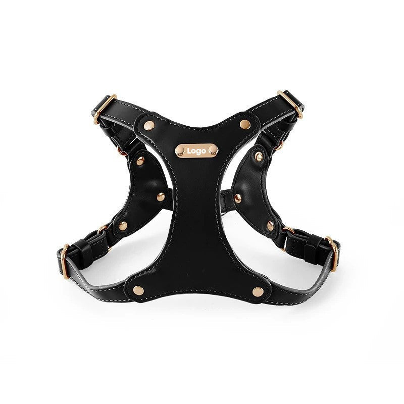 Small Dog Soft Leather Pet Box Harness