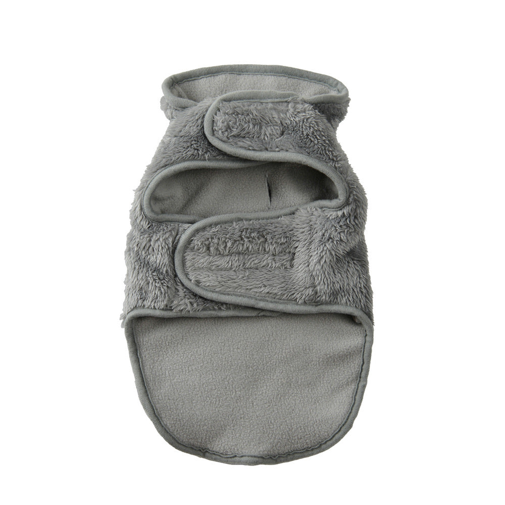 Windproof Suede Coat For Fall And Winter Teddy And Schnauzer Apparel