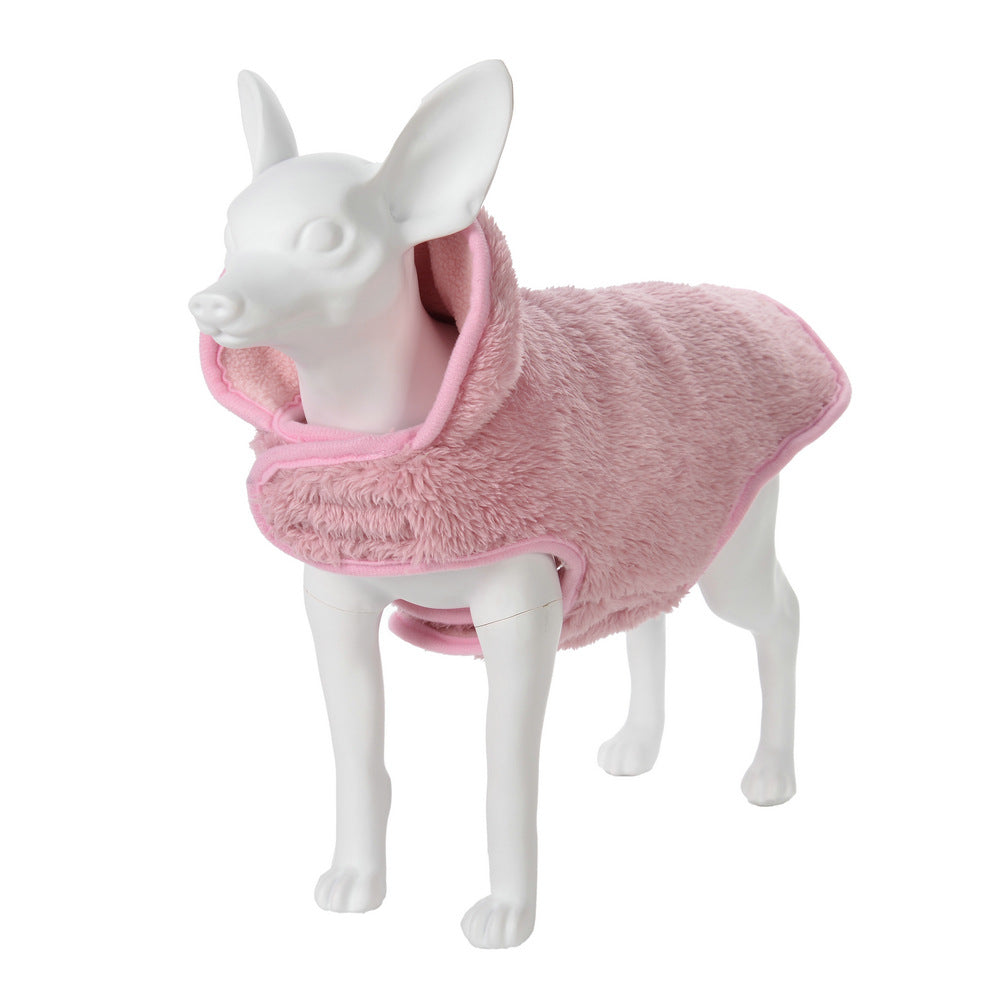 Windproof Suede Coat For Fall And Winter Teddy And Schnauzer Apparel