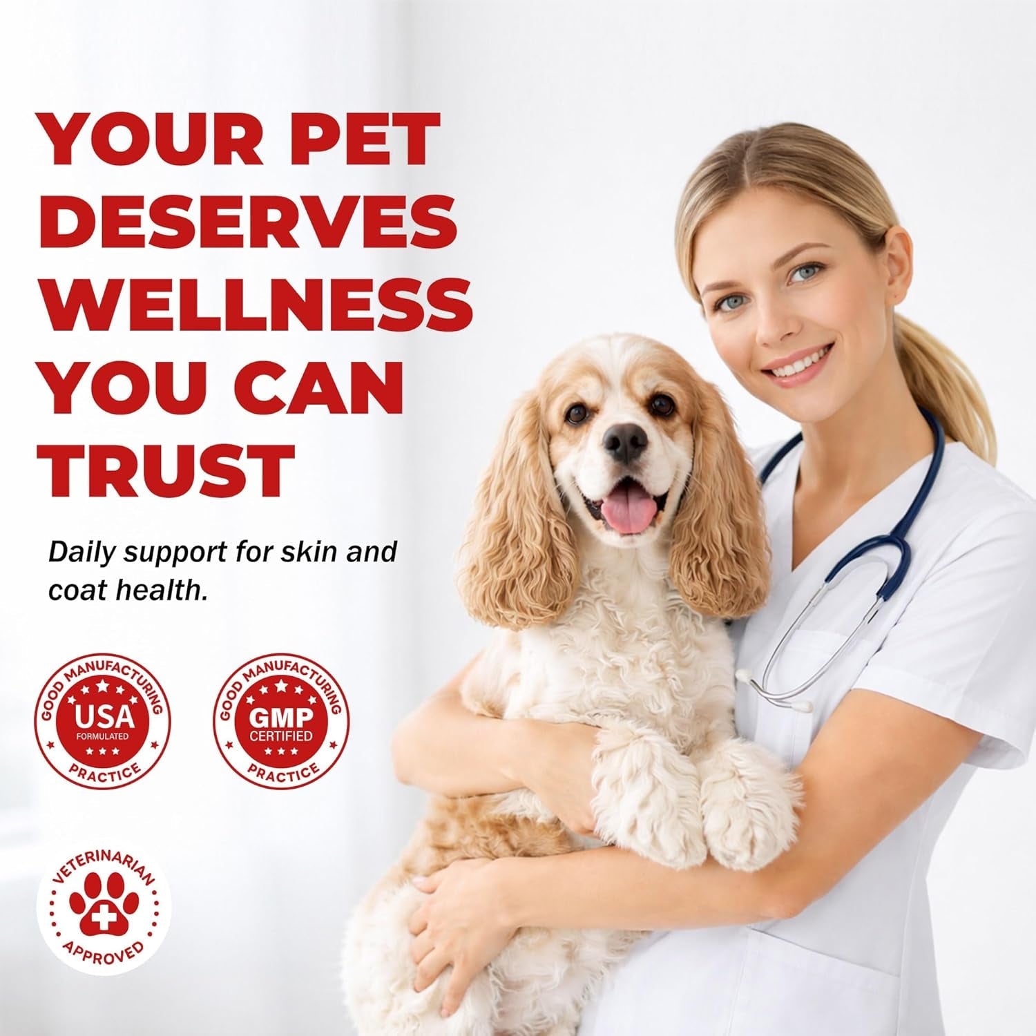 Anti Itch Dog Shampoo Yeast Infection Hot Spot Allergy Relief 16oz