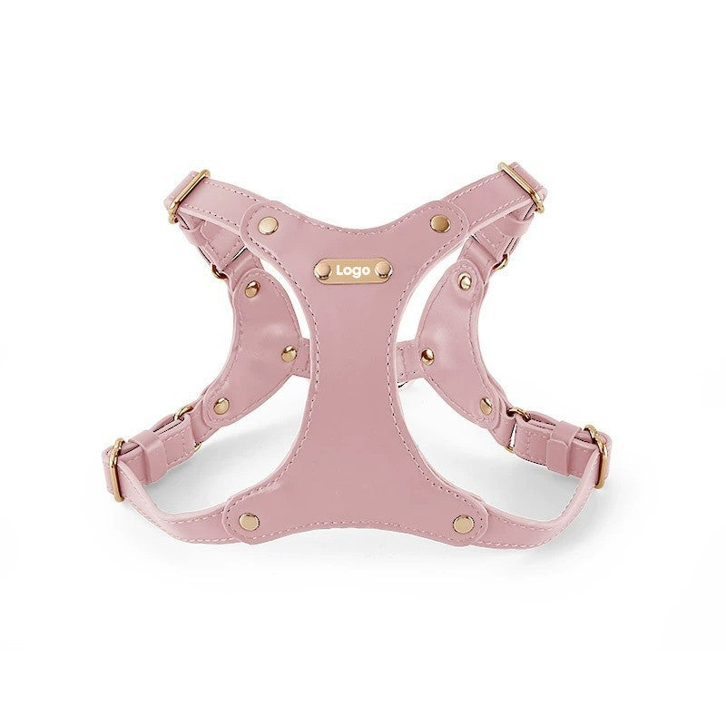 Small Dog Soft Leather Pet Box Harness