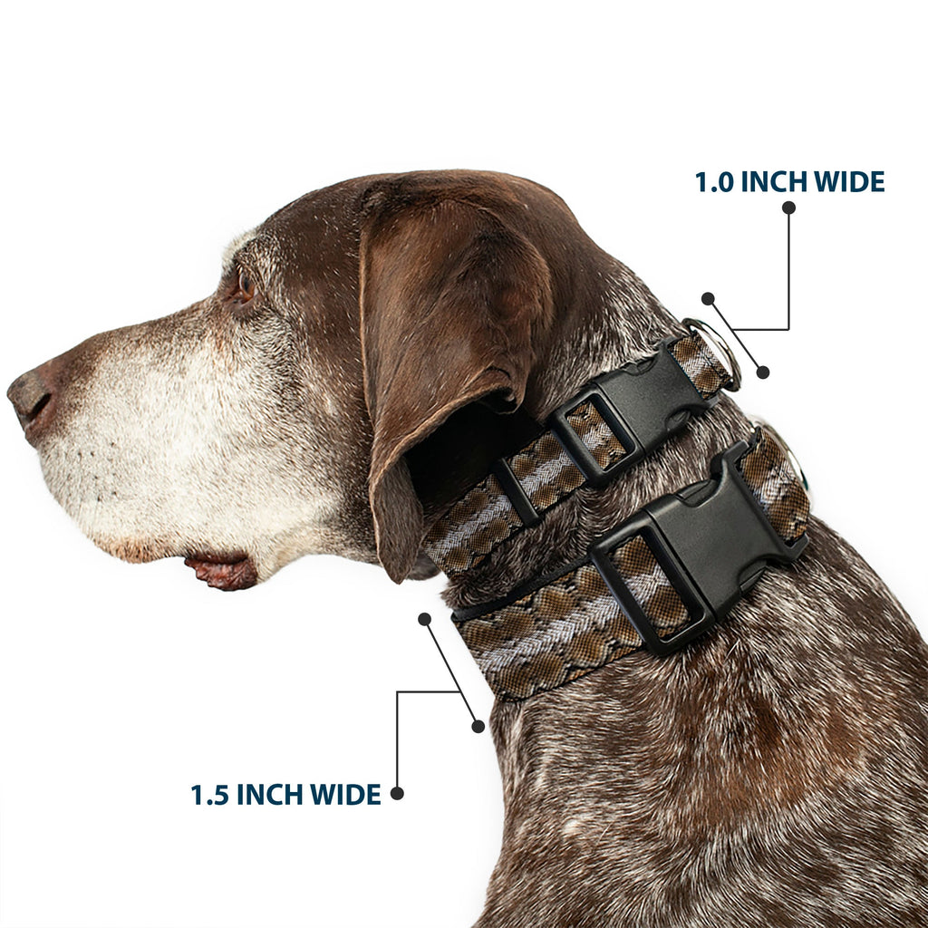 Plastic Clip Collar - Snake Skin 2