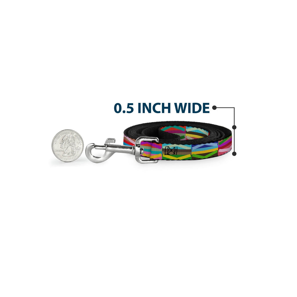 Dog Leash - Geometric10 Multi Color