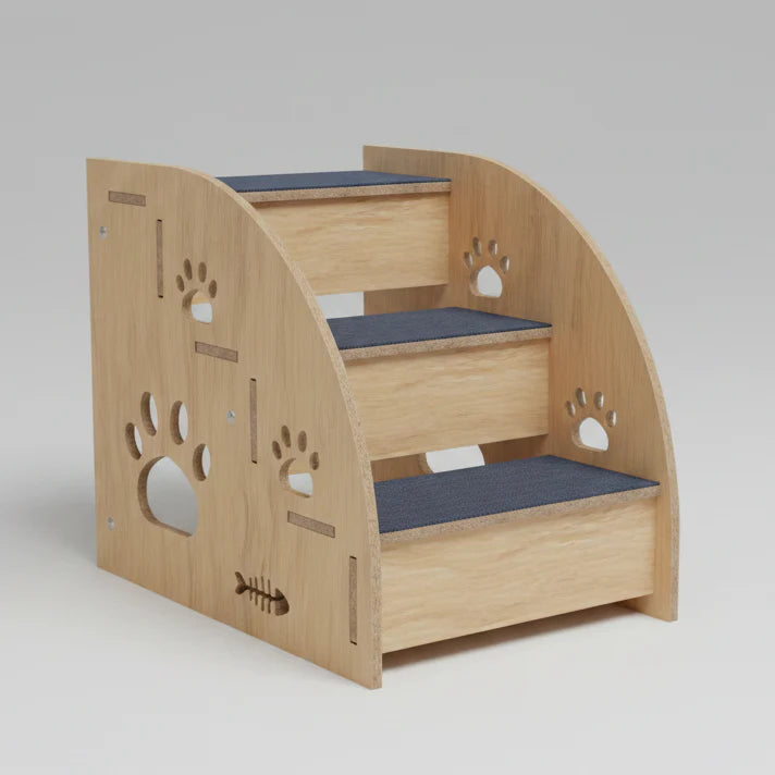 Detachable Dog Ladder Ramp – Non-Slip Steps for Small to Medium Dogs