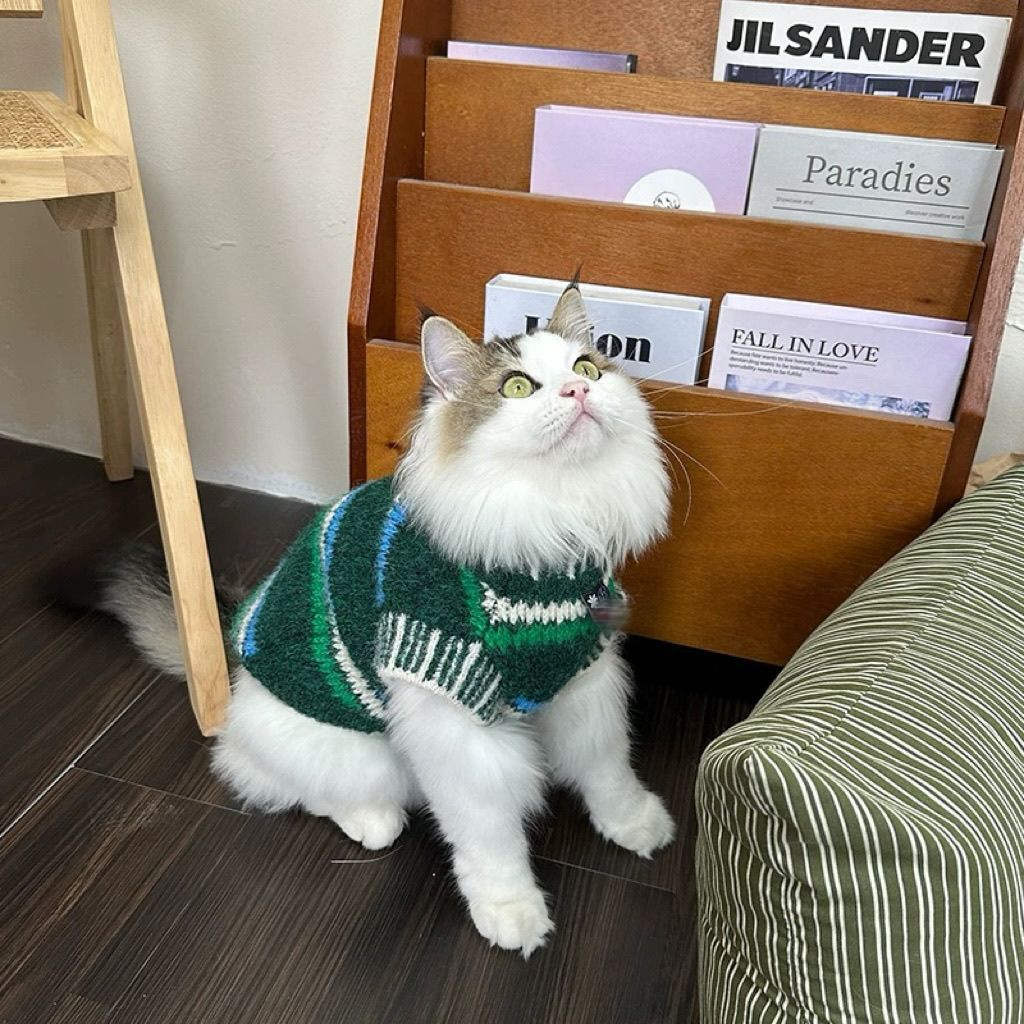 Autumn And Winter Vest, Warm Sweater For Small Schnauzers And Cats