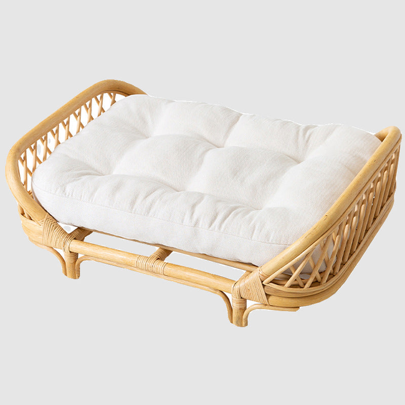 Rattan Dog Bed Rattan Dog Kennel For Small And Medium-Sized Dogs
