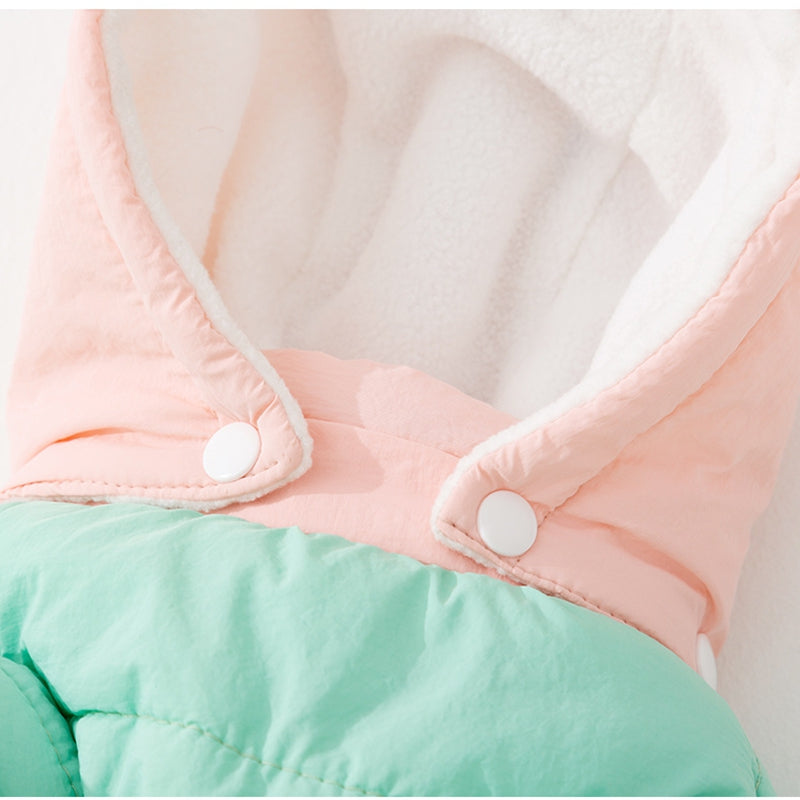 Autumn And Winter Corgi Dog Clothes With Removable Caps, Thick And Warm Four-legged Cotton Clothes, Medium-sized Dog Pet Clothing