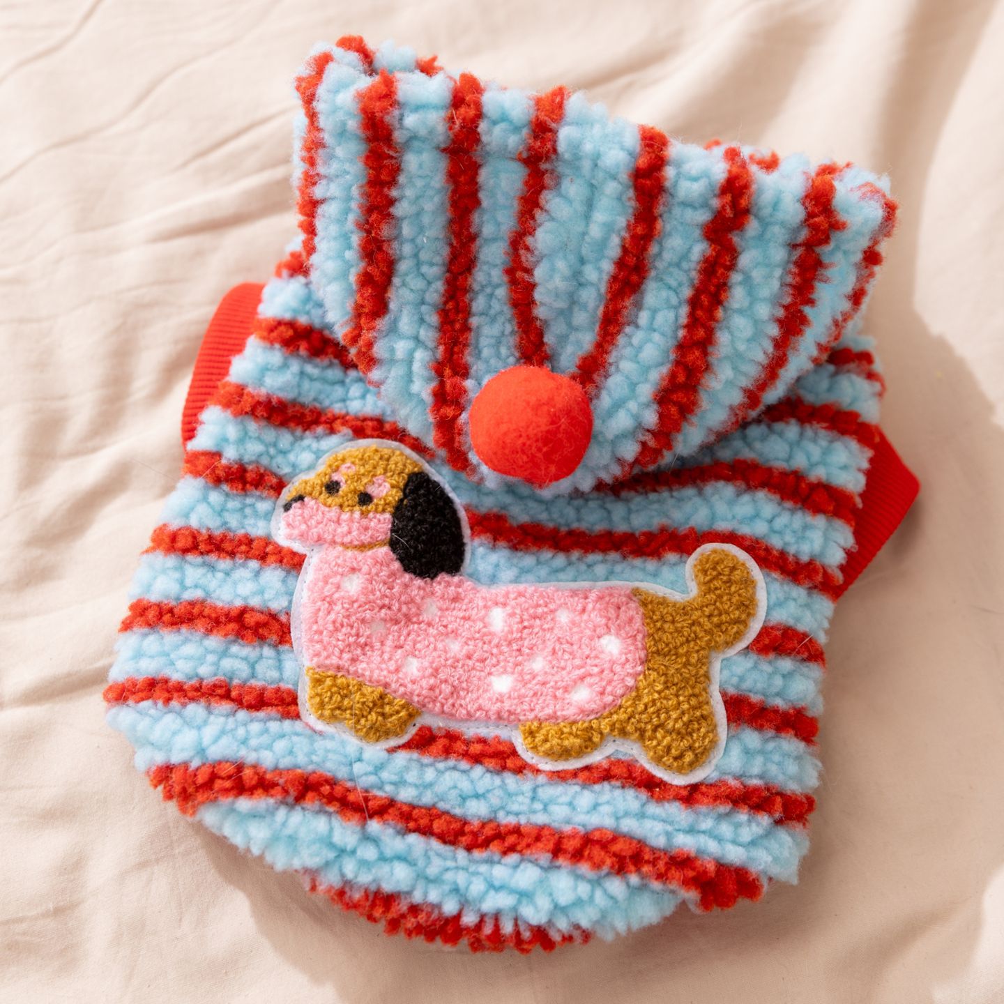 Dog Clothes Fleece Jacket Autumnwinter Style Warm Two-legged Sweater