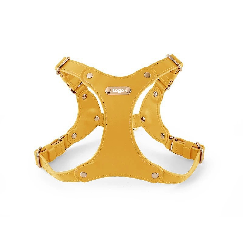 Small Dog Soft Leather Pet Box Harness