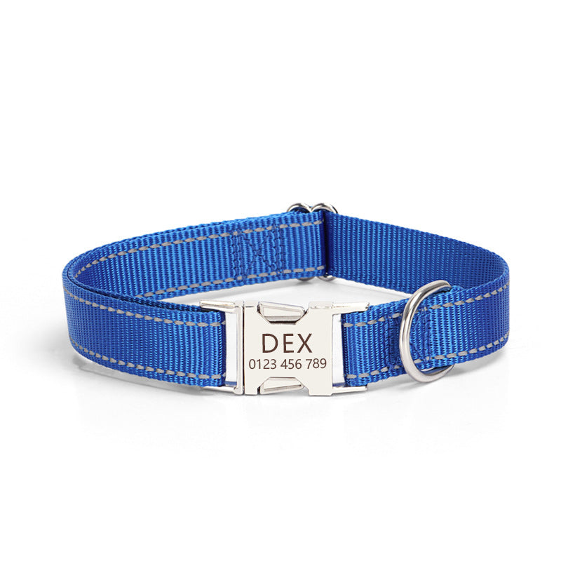 Nylon Reflective String Dog Collar