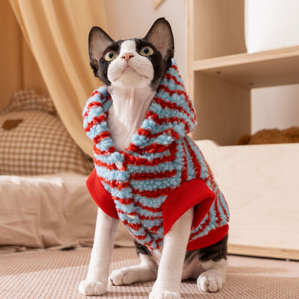 Dog Clothes Fleece Jacket Autumnwinter Style Warm Two-legged Sweater