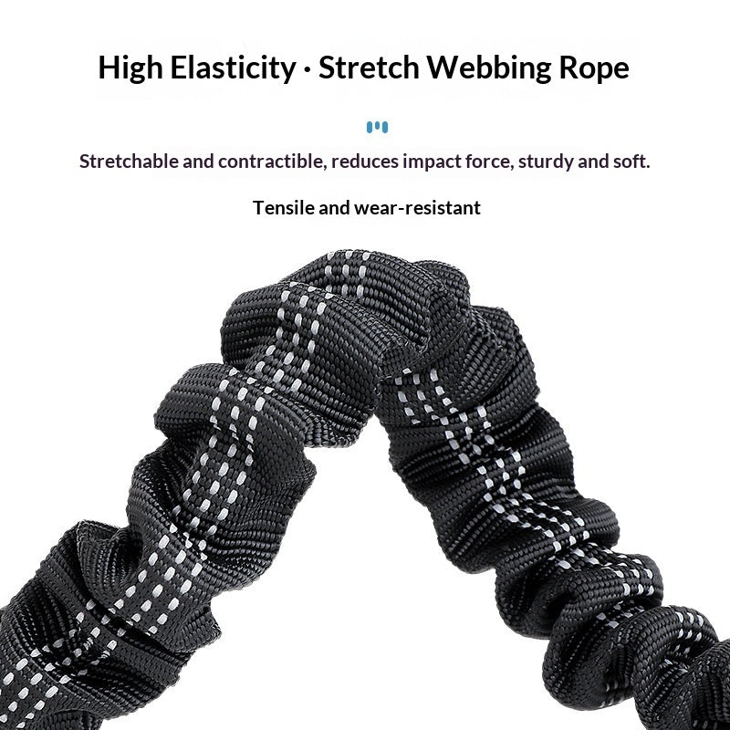 Extendable And Retractable Shock-absorbing Pet Leash