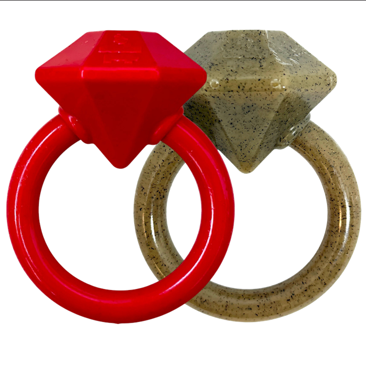 Diamond Ring Nylon Teething Ring for Puppies | Durable & USA Made
