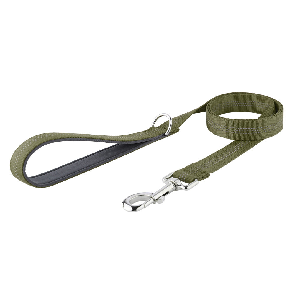 Fashionable Reflective Silk Webbing Pet Leash