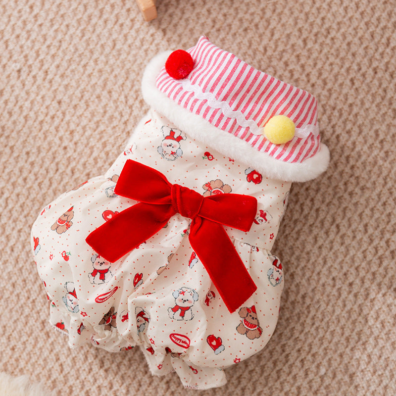 Autumn And Winter Pet Clothes, Outdoor Work Clothes, Warm Lady Skirts, Princess Skirts, And Various Styles Of Cat And Dog Clothes
