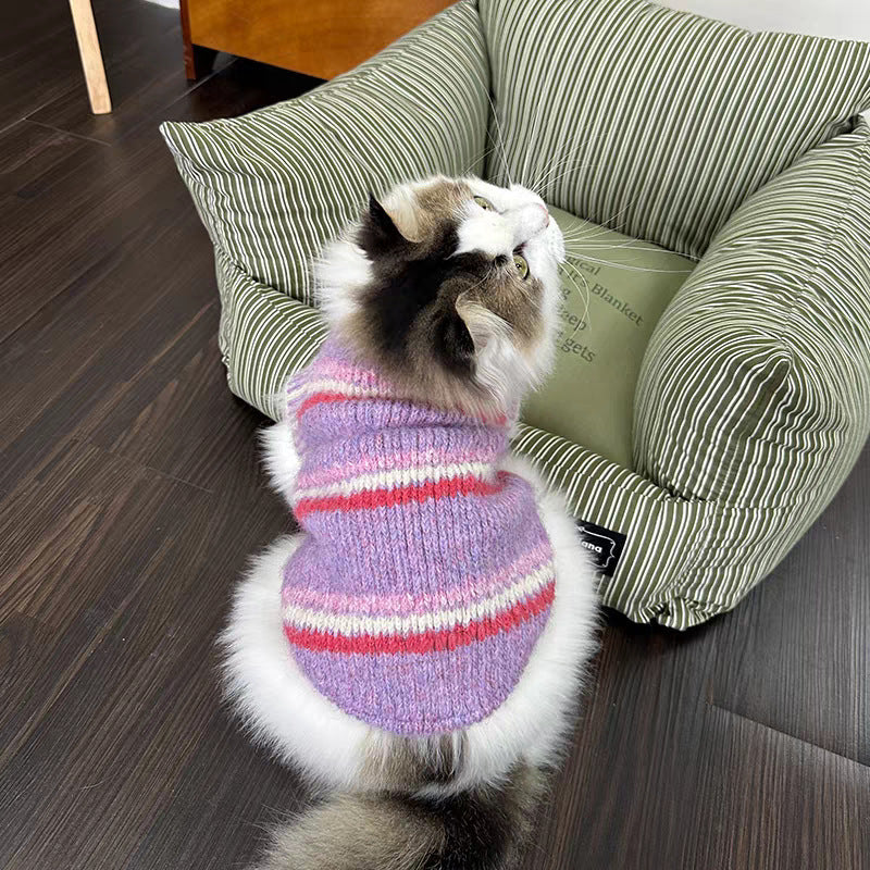Autumn And Winter Vest, Warm Sweater For Small Schnauzers And Cats
