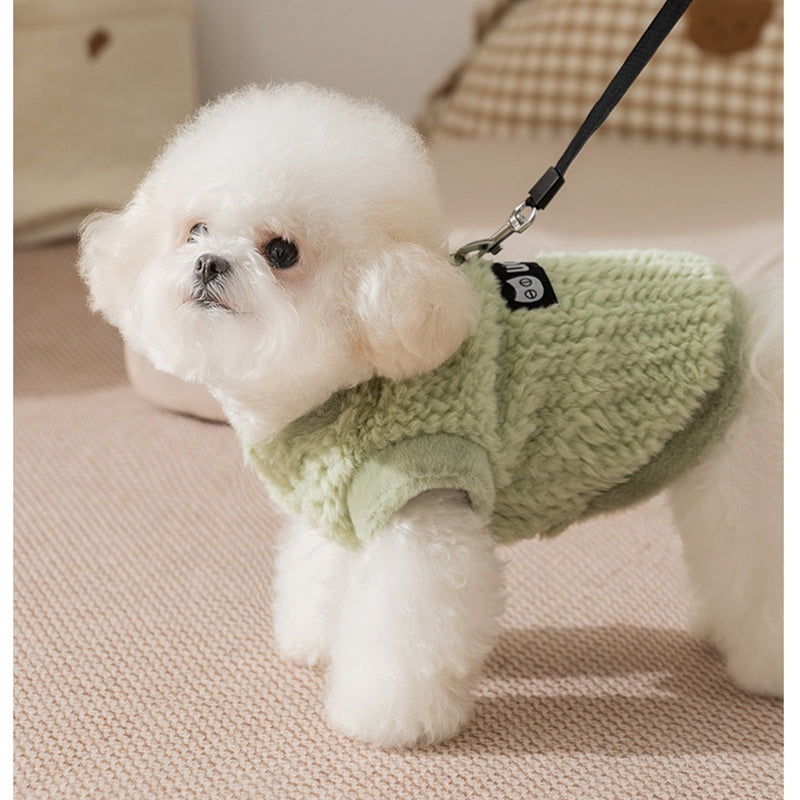 Autumn And Winter Dog Clothing, Two-legged Sleeveless Warm Fleece, Small And Medium-sized Dog Bichon, West Highland Cat Pet Clothing
