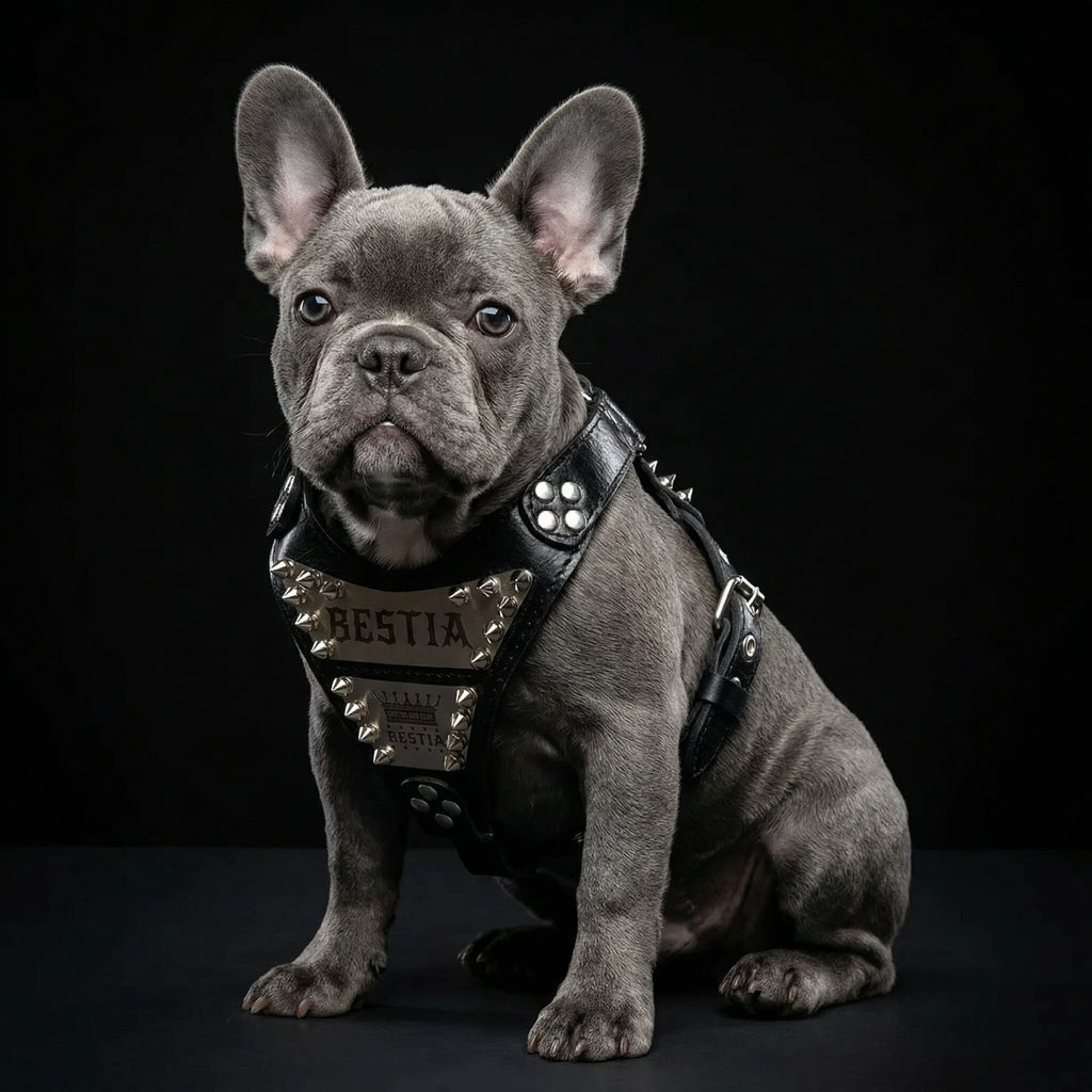 The "Metal" harness small to medium size - Personalized