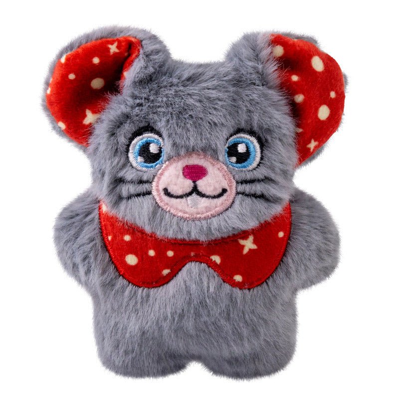 KONG Holiday Cat Snuzzles Mouse Plush Catnip Cat Toy, Assorted Colors