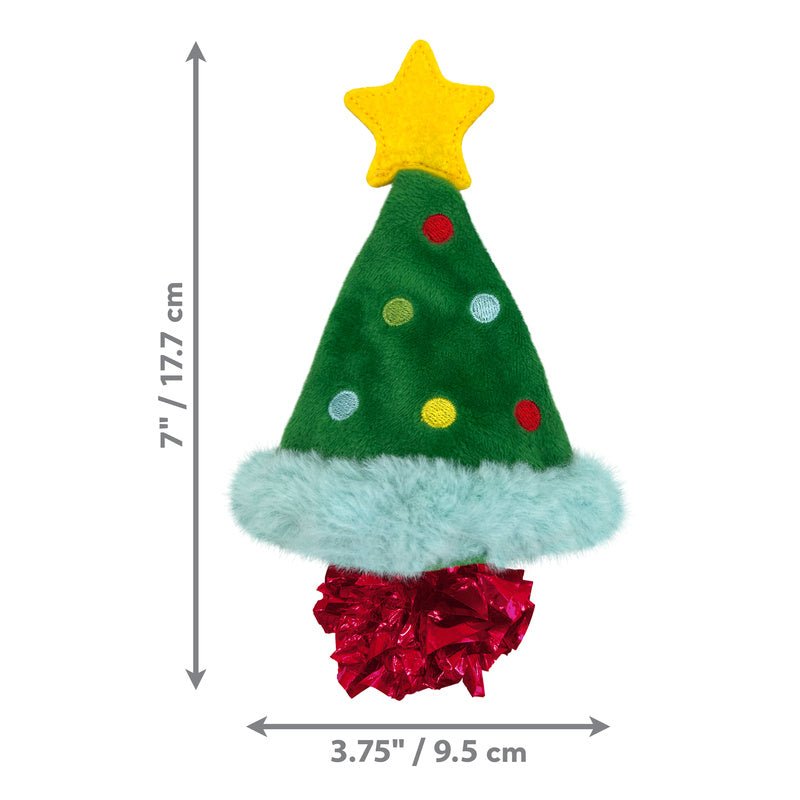 KONG Holiday Crackles Plush Catnip Cat Toys