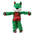 KONG Holiday Floppy Knots Fox Interactive Plush Dog Toy, Sm/Md