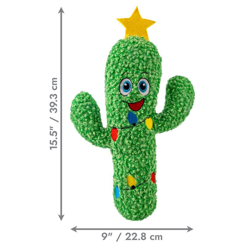 KONG Holiday Kickeroo® Cactus Plush Catnip Crinkle Cat Toy