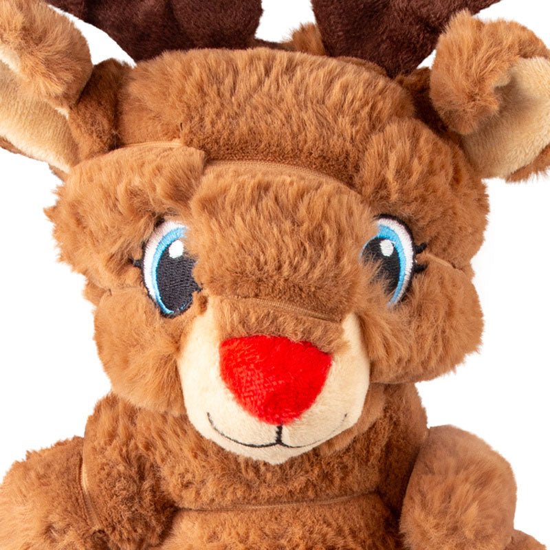 KONG Holiday Shakers™ Crumples Dog Toy, Reindeer, XL