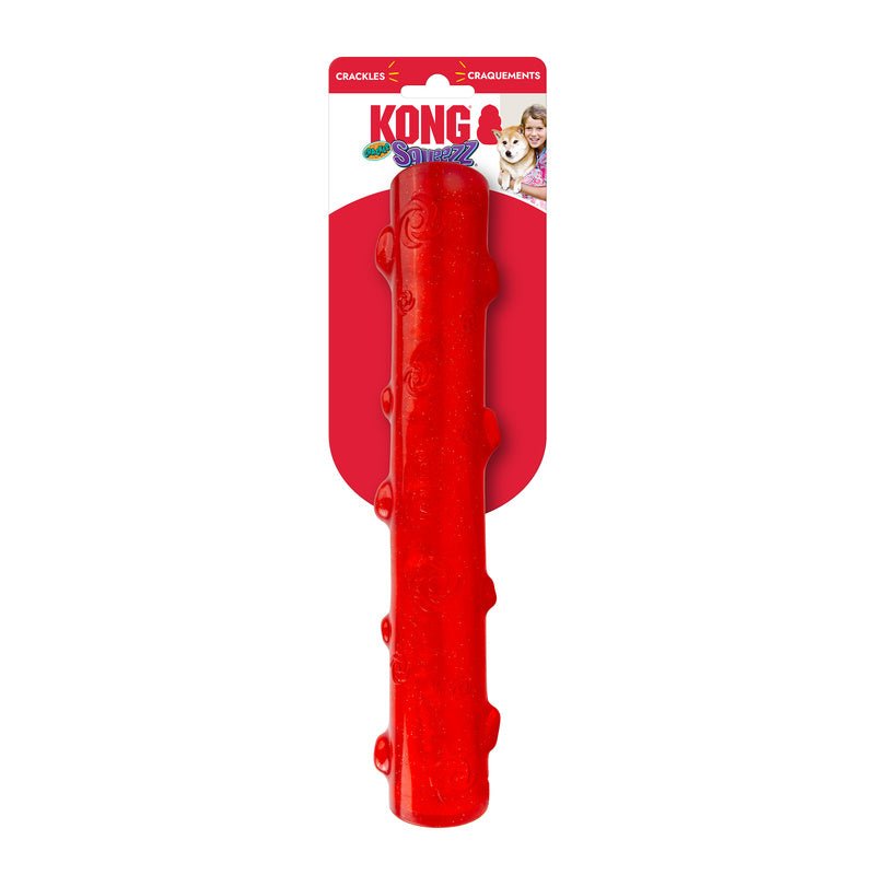 KONG Squeezz® Holiday Dog Toys – Fun Fetch & Chew Toys, Assorted Colors